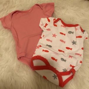 Two piece set of Onesies  by Chick Pea